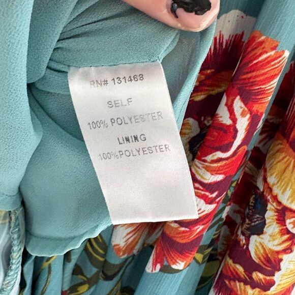 VICI Floral Print Long Sleeve Maxi Dress with belt as seen on Real Housewives XS - Picture 11 of 16